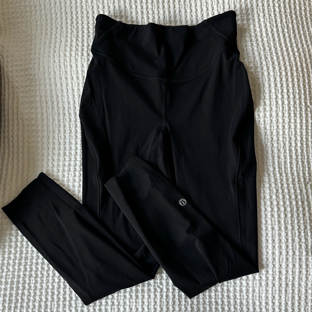 Black Leggings with Logo